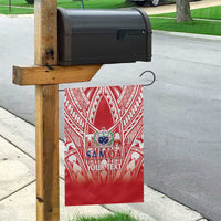 Toa Samoa Rugby Custom Garden Flag Samoa mo Samoa Polynesian Pacific Red LT14 - Polynesian Pride