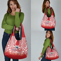 Toa Samoa Rugby Custom Grocery Bag Samoa mo Samoa Polynesian Pacific Red LT14 - Polynesian Pride