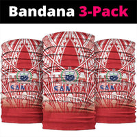 Toa Samoa Rugby Custom Neck Gaiter Samoa mo Samoa Polynesian Pacific Red LT14 package One Size: 25*50cm Red - Polynesian Pride