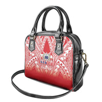Toa Samoa Rugby Custom Shoulder Handbag Samoa mo Samoa Polynesian Pacific Red LT14 - Polynesian Pride
