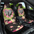 Polynesia Valentine's Day Car Seat Cover Hammerhead Shark Plumeria With Polynesian Pattern