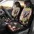 Polynesia Valentine's Day Car Seat Cover Hammerhead Shark Plumeria With Polynesian Pattern