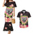 Polynesia Valentine's Day Couples Matching Mermaid Dress and Hawaiian Shirt Hammerhead Shark Plumeria With Polynesian Pattern