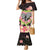 Polynesia Valentine's Day Family Matching Mermaid Dress and Hawaiian Shirt Hammerhead Shark Plumeria With Polynesian Pattern