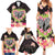 Polynesia Valentine's Day Family Matching Summer Maxi Dress and Hawaiian Shirt Hammerhead Shark Plumeria With Polynesian Pattern