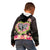 Polynesia Valentine's Day Kid Hoodie Hammerhead Shark Plumeria With Polynesian Pattern