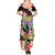 Polynesia Valentine's Day Summer Maxi Dress Hammerhead Shark Plumeria With Polynesian Pattern