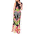 Polynesia Valentine's Day Tank Maxi Dress Hammerhead Shark Plumeria With Polynesian Pattern