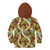 Brown Hawaii Plumeria Lei With Tropical Leaves Kid Hoodie