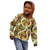 Brown Hawaii Plumeria Lei With Tropical Leaves Kid Hoodie