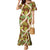 Brown Hawaii Plumeria Lei With Tropical Leaves Mermaid Dress