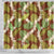 Brown Hawaii Plumeria Lei With Tropical Leaves Shower Curtain