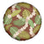 Brown Hawaii Plumeria Lei With Tropical Leaves Spare Tire Cover