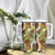 Brown Hawaii Plumeria Lei With Tropical Leaves Tumbler With Handle