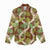 Brown Hawaii Plumeria Lei With Tropical Leaves Women Casual Shirt