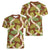 Brown Hawaii Plumeria Lei With Tropical Leaves Women V-Neck T-Shirt