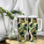 Black Hawaii Plumeria Lei With Tropical Leaves Tumbler With Handle