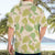 Beige Hawaii Plumeria Lei With Tropical Leaves Hawaiian Shirt