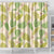 Beige Hawaii Plumeria Lei With Tropical Leaves Shower Curtain