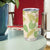 Beige Hawaii Plumeria Lei With Tropical Leaves Tumbler Cup