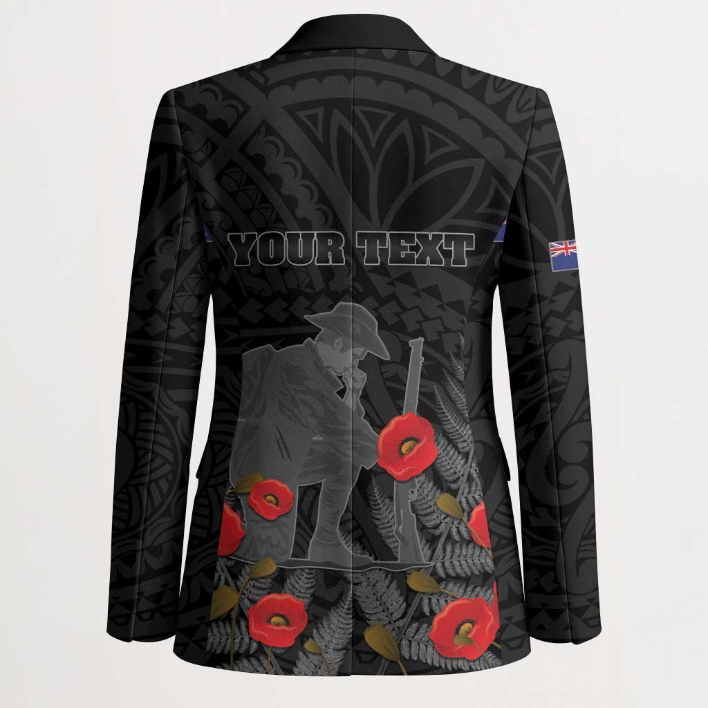 Personalised New Zealand ANZAC Day Blazer Lest We Forget Soldier Memorial LT15 - Polynesian Pride