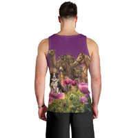ANZAC Day Men Tank Top Lest We Forget The Animals Of War LT15 - Polynesian Pride