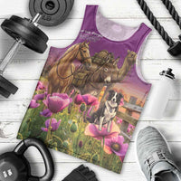 ANZAC Day Men Tank Top Lest We Forget The Animals Of War LT15 - Polynesian Pride