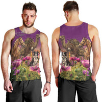 ANZAC Day Men Tank Top Lest We Forget The Animals Of War LT15 - Polynesian Pride
