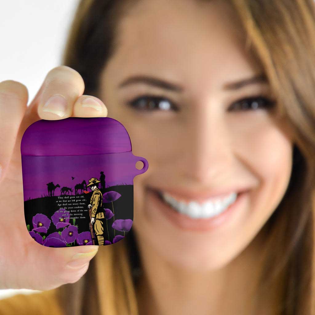 ANZAC Soldier and War Animals AirPods Case We Will Remember Them LT15 - Polynesian Pride