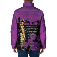 ANZAC Soldier and War Animals Padded Jacket We Will Remember Them LT15 - Polynesian Pride