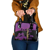 ANZAC Soldier and War Animals Shoulder Handbag We Will Remember Them LT15 One Size Purple - Polynesian Pride