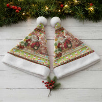 Hawaiian Santa Aloha Pineapple Christmas Santa Hat Mele Kalikimaka LT15 - Polynesian Pride