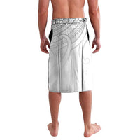New Zealand Silver Fern Rugby Custom Lavalava Maori Tiki White Version LT15 - Polynesian Pride