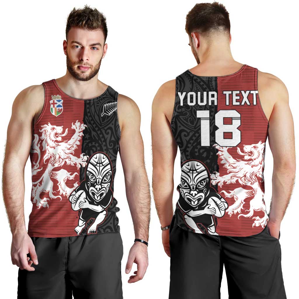 Custom British Lions New Zealand Men Tank Top Unique Style LT18 - Polynesian Pride