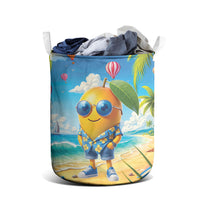 Funny Hawaii Mango Laundry Basket Tropical Summer Beach Mascot Vacation LT19 - Polynesian Pride