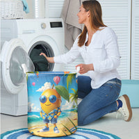 Funny Hawaii Mango Laundry Basket Tropical Summer Beach Mascot Vacation LT19 - Polynesian Pride