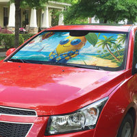Funny Hawaii Mango Auto Sun Shade Tropical Summer Beach Mascot Vacation LT19 - Polynesian Pride