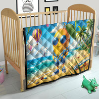 Funny Hawaii Mango Quilt Tropical Summer Beach Mascot Vacation LT19 - Polynesian Pride