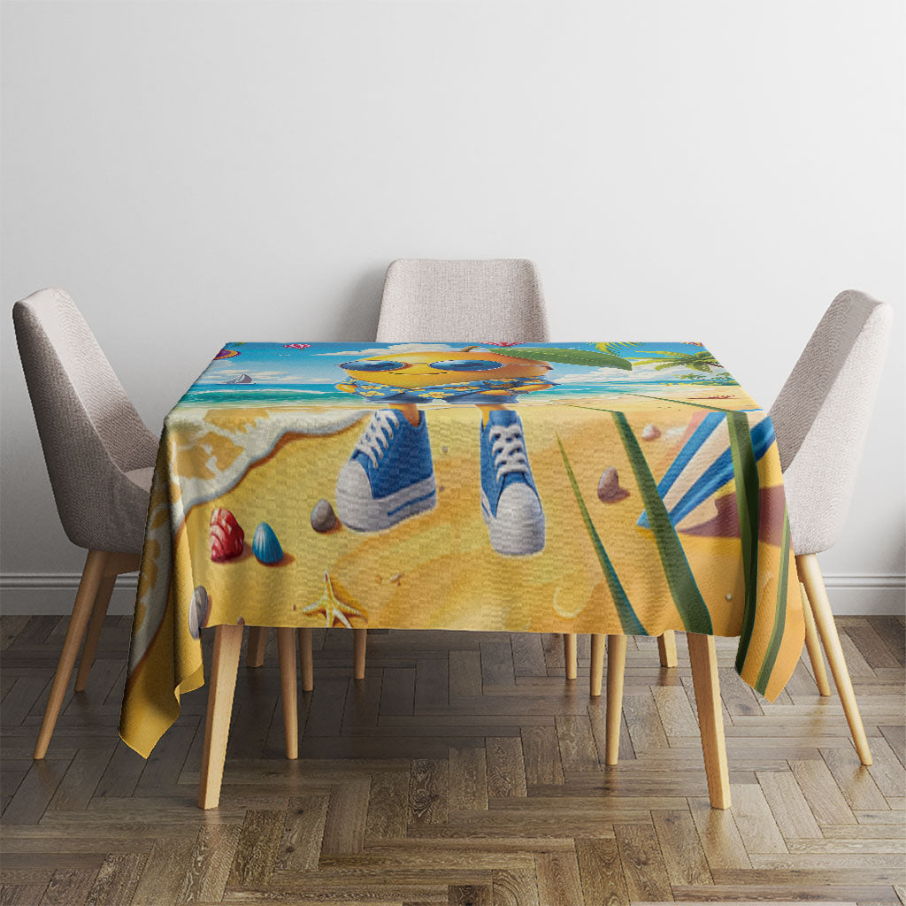 Funny Hawaii Mango Tablecloth Tropical Summer Beach Mascot Vacation LT19 - Polynesian Pride
