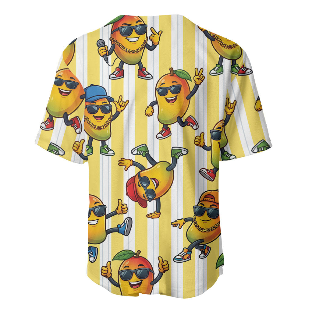 Funny Hawaii Mango Hip Hop Cartoon Baseball Jersey Summer Beach Party LT19 - Polynesian Pride