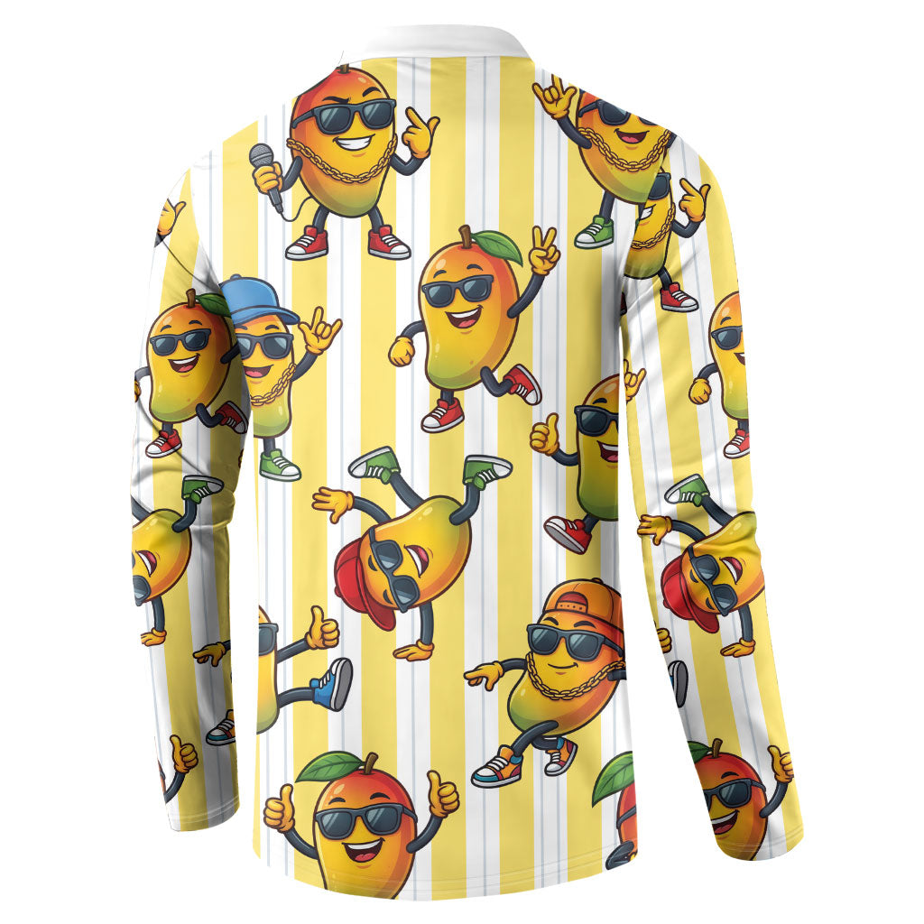 Funny Hawaii Mango Hip Hop Cartoon Button Sweatshirt Summer Beach Party LT19 - Polynesian Pride