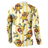 Funny Hawaii Mango Hip Hop Cartoon Button Sweatshirt Summer Beach Party LT19 - Polynesian Pride