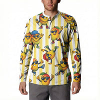 Funny Hawaii Mango Hip Hop Cartoon Button Sweatshirt Summer Beach Party LT19 - Polynesian Pride