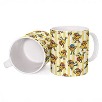 Funny Hawaii Mango Hip Hop Cartoon Ceramic Mug Summer Beach Party LT19 - Polynesian Pride