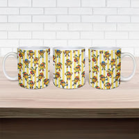 Funny Hawaii Mango Hip Hop Cartoon Ceramic Mug Summer Beach Party LT19 - Polynesian Pride