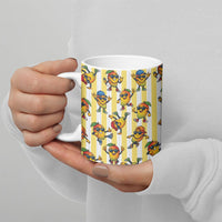 Funny Hawaii Mango Hip Hop Cartoon Ceramic Mug Summer Beach Party LT19 - Polynesian Pride