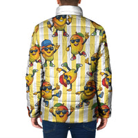Funny Hawaii Mango Hip Hop Cartoon Padded Jacket Summer Beach Party LT19 - Polynesian Pride