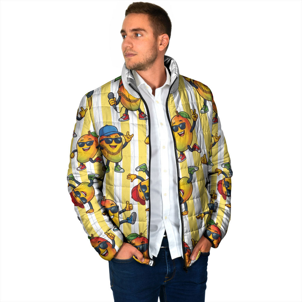 Funny Hawaii Mango Hip Hop Cartoon Padded Jacket Summer Beach Party LT19 - Polynesian Pride
