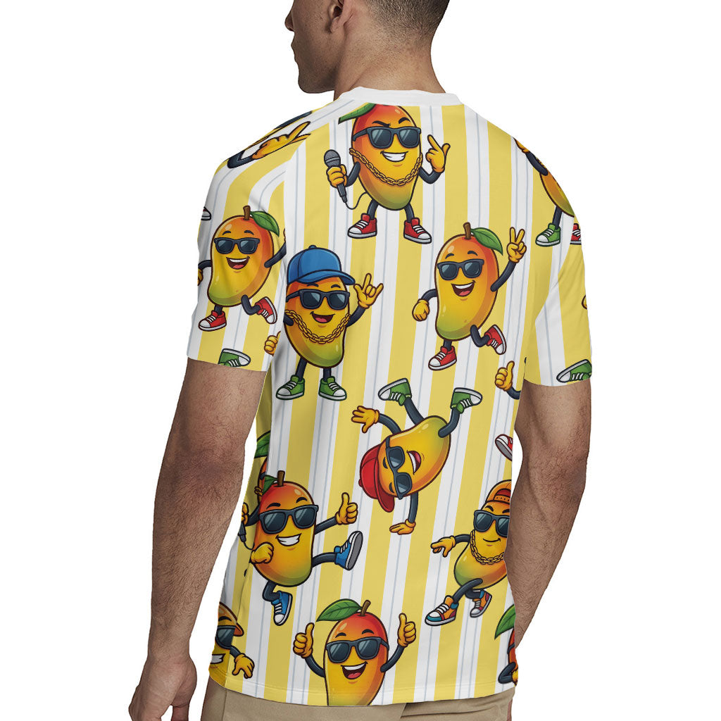 Funny Hawaii Mango Hip Hop Cartoon Rugby Jersey Summer Beach Party LT19 - Polynesian Pride