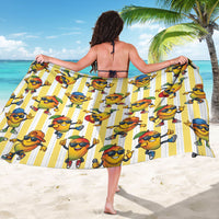 Funny Hawaii Mango Hip Hop Cartoon Sarong Summer Beach Party LT19 - Polynesian Pride
